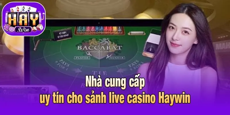 Nhà cung cấp uy tín cho sảnh live casino Haywin